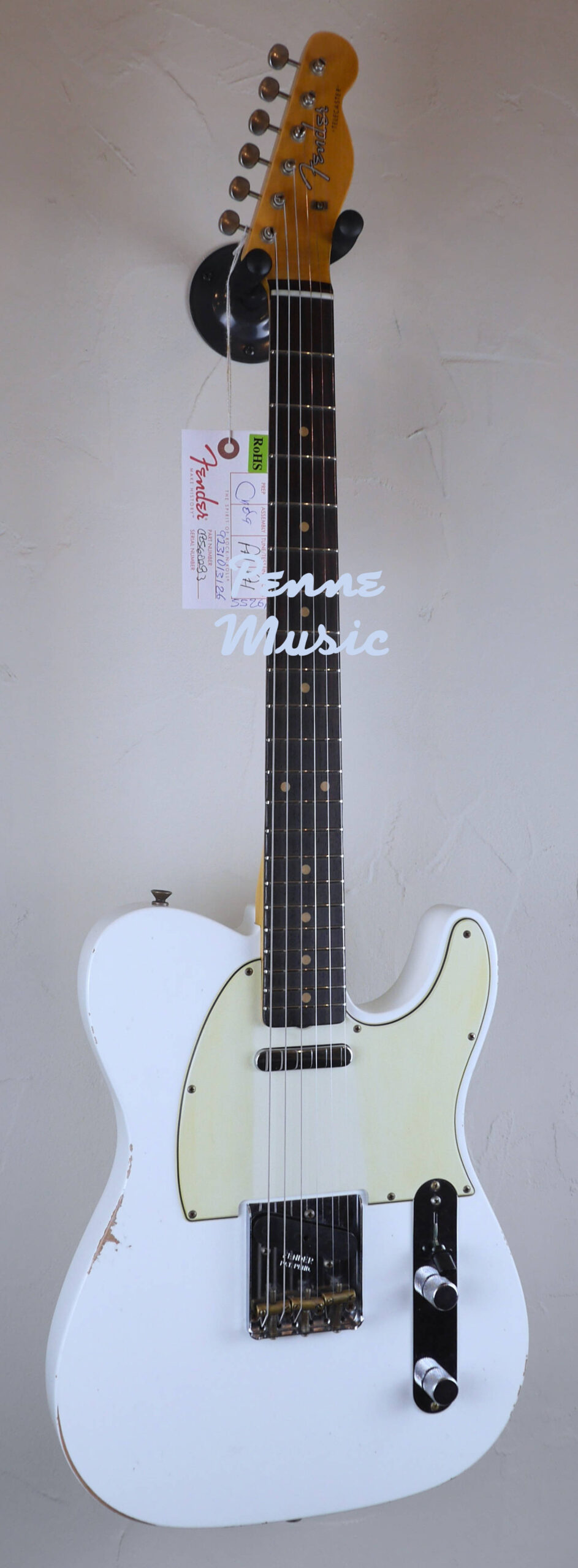 Fender Custom Shop Limited Edition 1961 Telecaster Aged Olympic White Relic 2