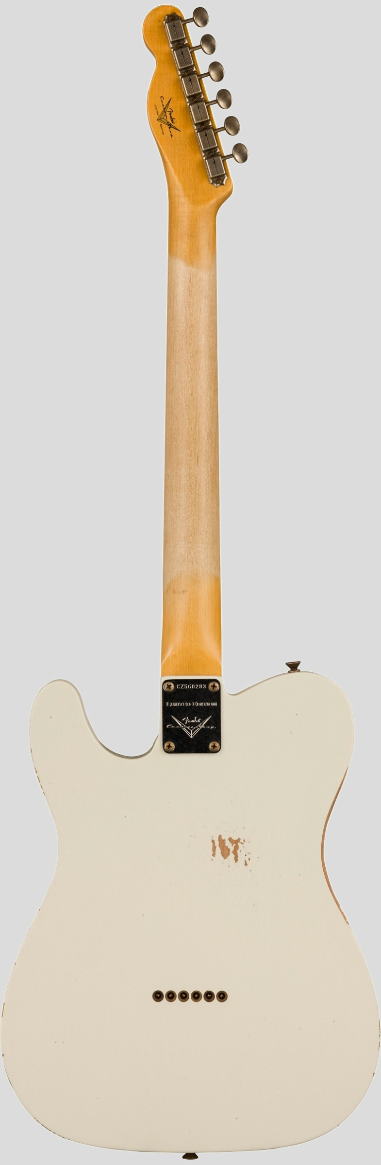 Fender Custom Shop Limited Edition 61 Telecaster Aged Olympic White Relic 2