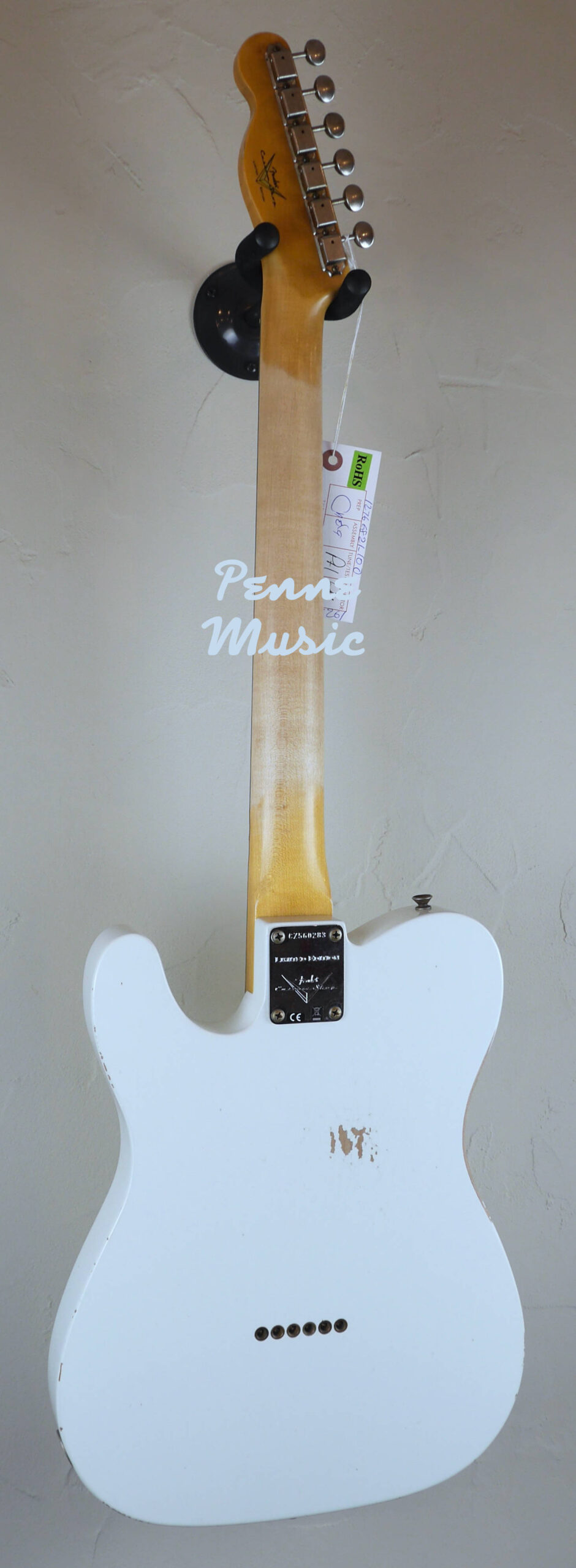 Fender Custom Shop Limited Edition 1961 Telecaster Aged Olympic White Relic 3