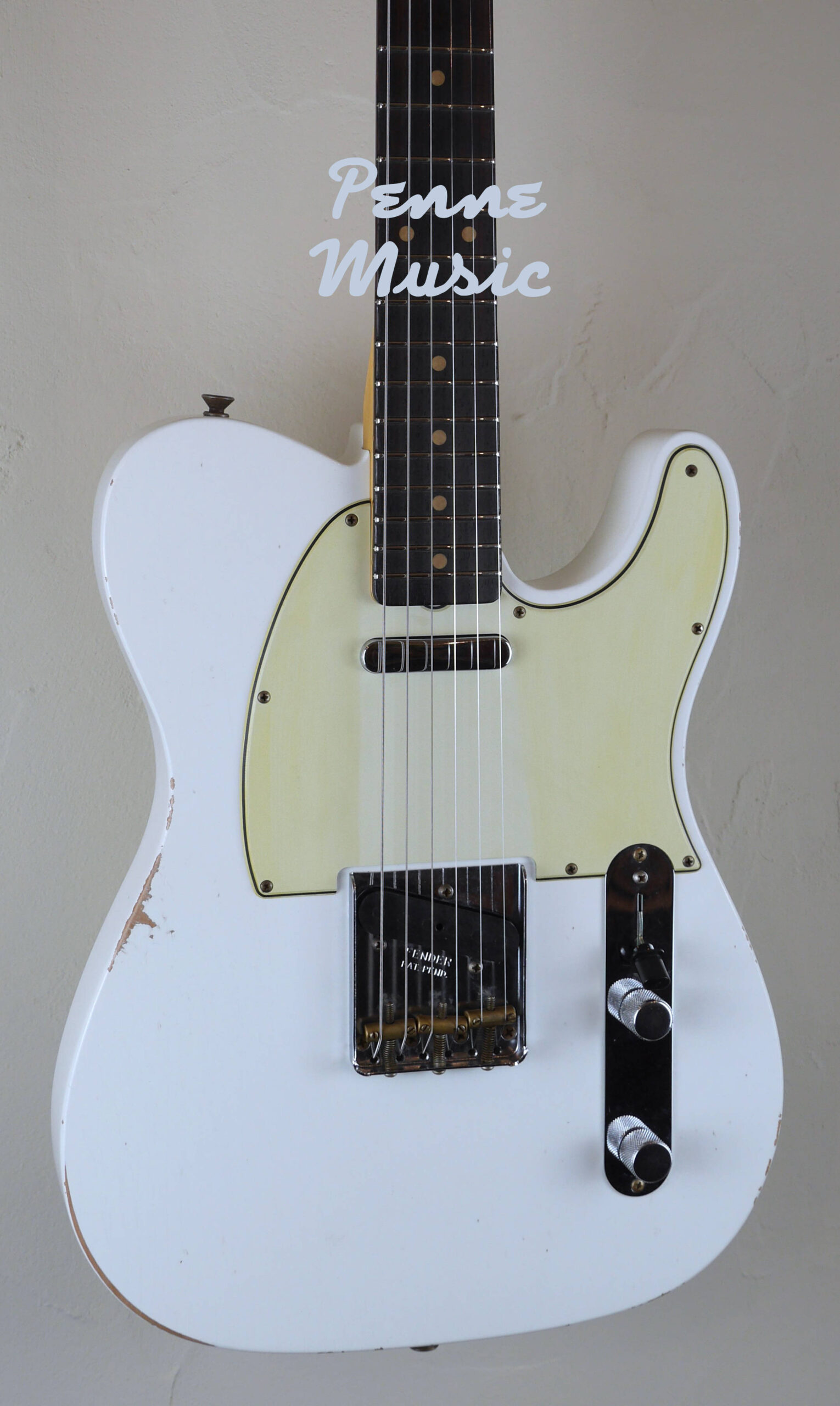 Fender Custom Shop Limited Edition 1961 Telecaster Aged Olympic White Relic 4