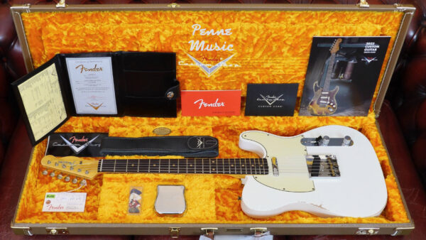 Fender Custom Shop Limited Edition 1961 Telecaster Aged Olympic White Relic 9231013126