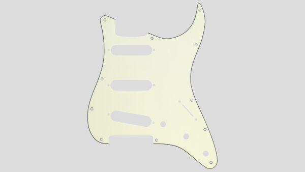 Fender 11-Hole Stratocaster SSS Pickguard Mint Green 0992144000 Fender Genuine Parts Made in Usa