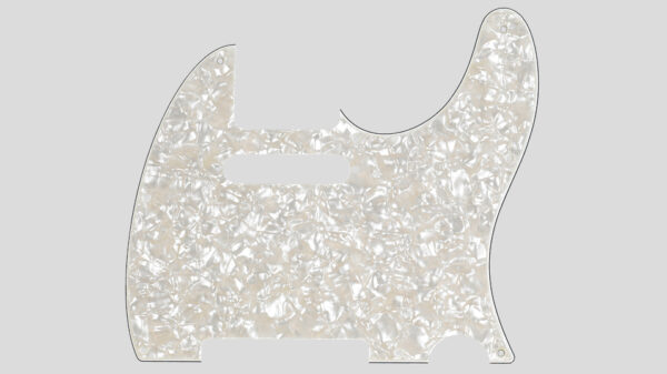 Fender 8-Hole Tele Pickguard Aged White Pearl 0992174000 Fender Genuine Parts Made in Usa