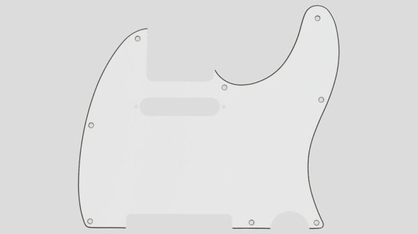 Fender 8-Hole Tele Pickguard Parchment 0991375000 Fender Genuine Parts Made in Usa