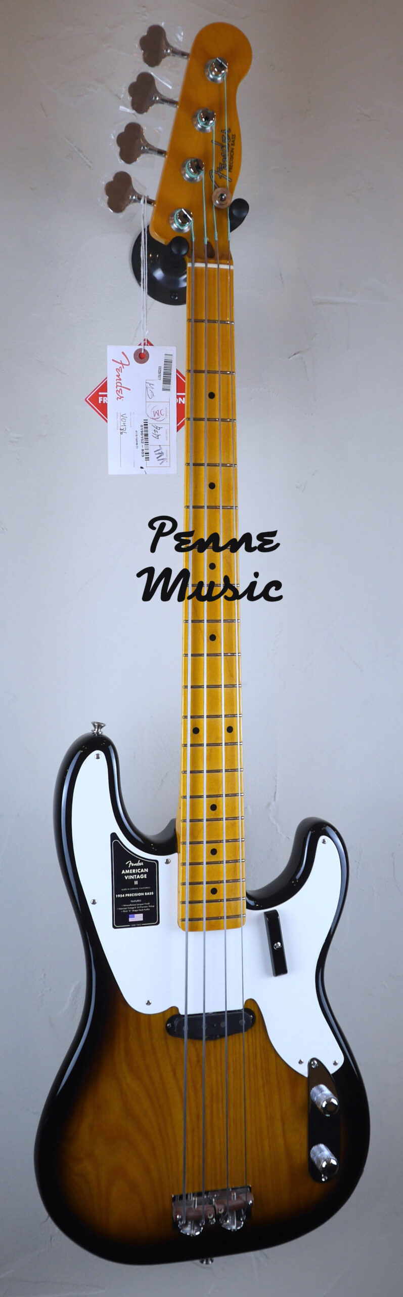 Fender American Vintage II 1954 Precision Bass 2-Color Sunburst 2