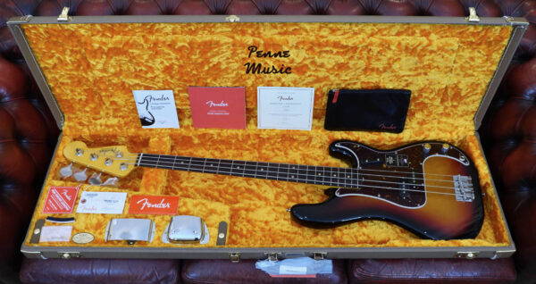 Fender American Vintage II 1960 Precision Bass 3-Color Sunburst 0190160800 inclusa custodia rigida