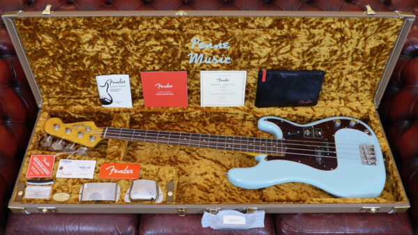 Fender American Vintage II 1960 Precision Bass Daphne Blue 0190160804 Made in Usa