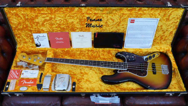Fender American Vintage II 1966 Jazz Bass 3-Color Sunburst 0190170800 inclusa custodia rigida