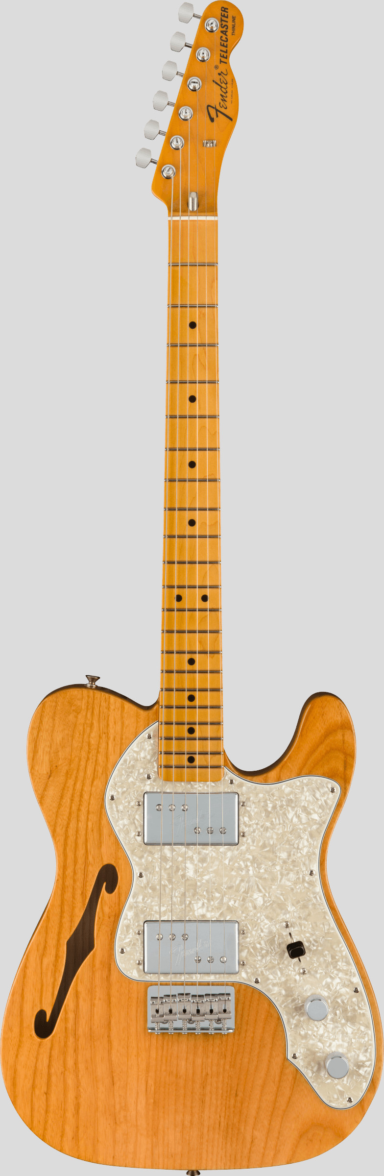 Fender American Vintage II 1972 Telecaster Thinline Aged Natural 1