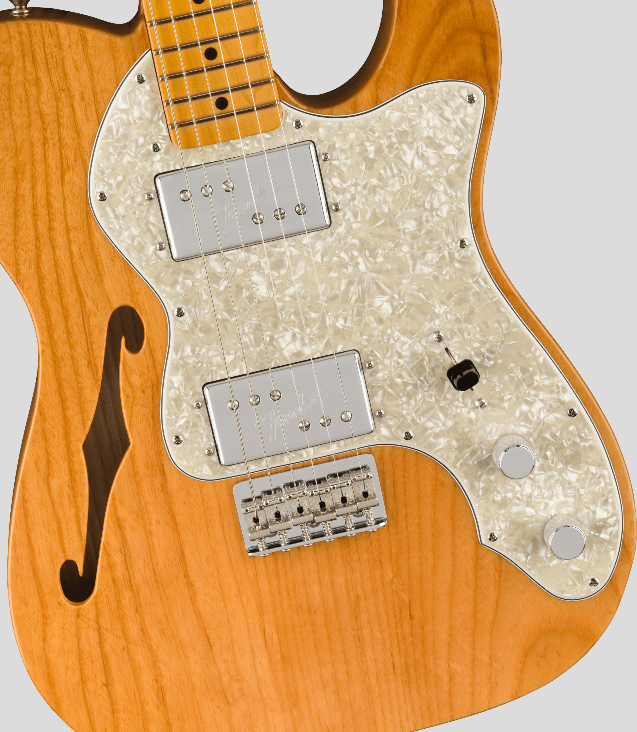 Fender American Vintage II 1972 Telecaster Thinline Aged Natural 4
