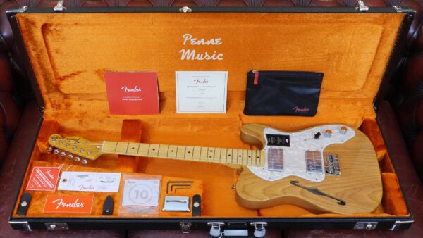 Fender American Vintage II 1972 Tele Thinline Aged Natural 0110392834 Made in Usa