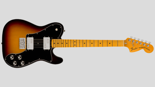 Fender American Vintage II 1975 Tele Deluxe 3-Color Sunburst 0110332800 inclusa custodia rigida