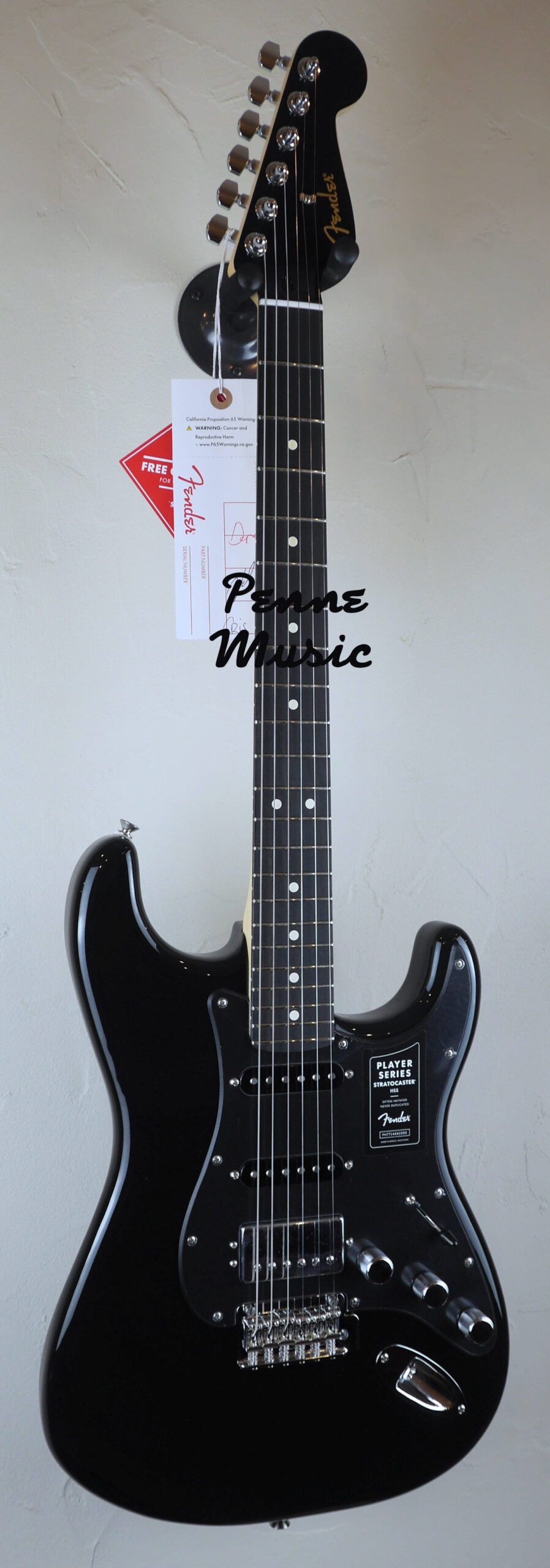 Fender Limited Edition Player Stratocaster HSS Black with Ebony Fingerboard 1