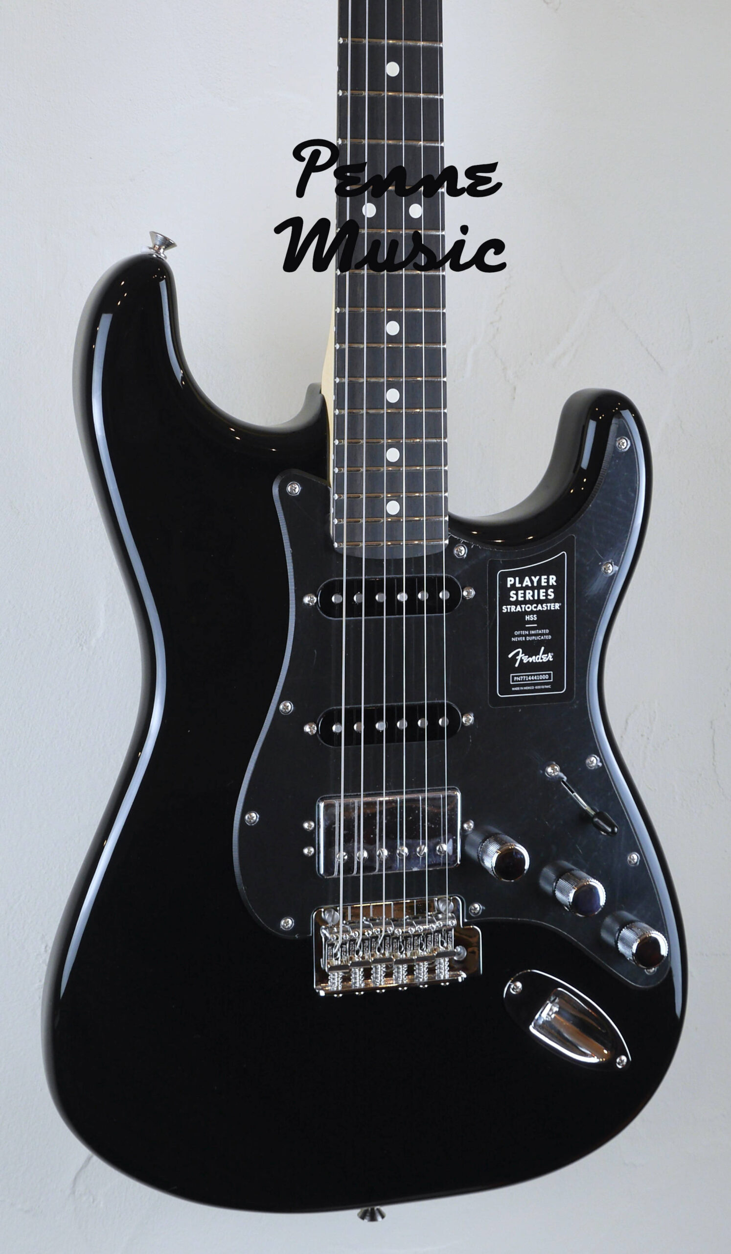 Fender Limited Edition Player Stratocaster HSS Black with Ebony Fingerboard 3