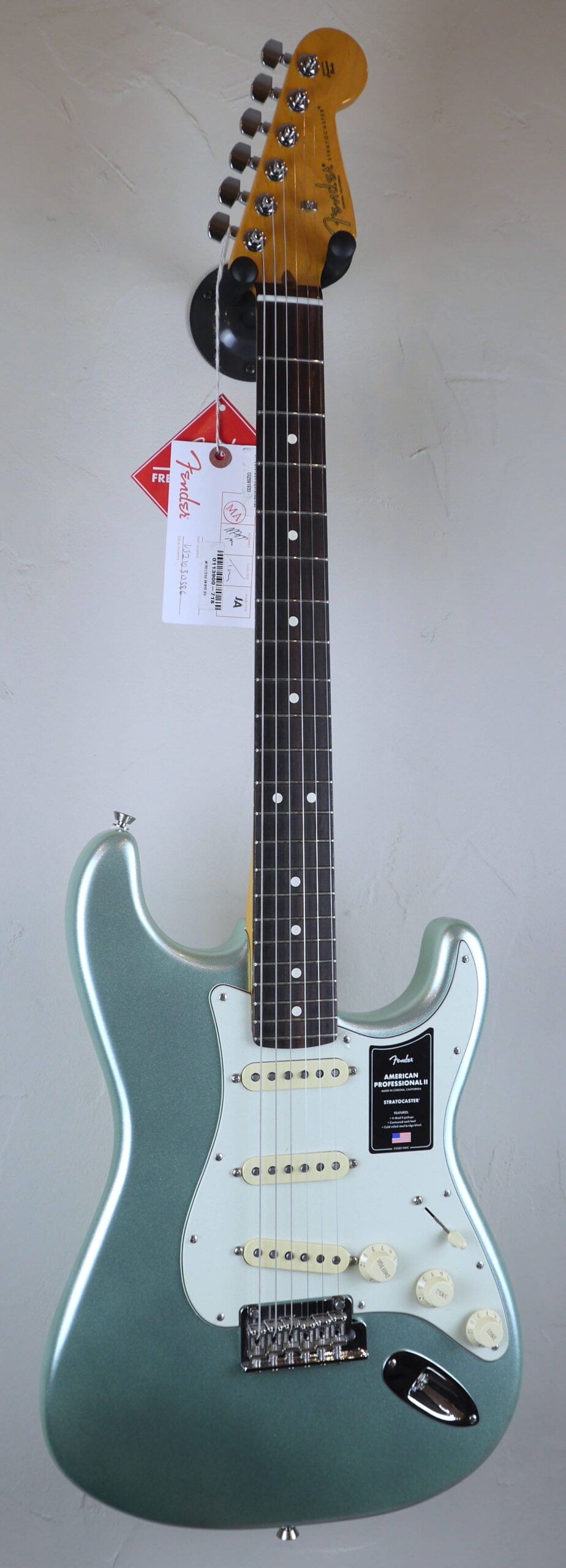 Fender American Professional II Stratocaster 2021 Mystic Surf Green RW 2
