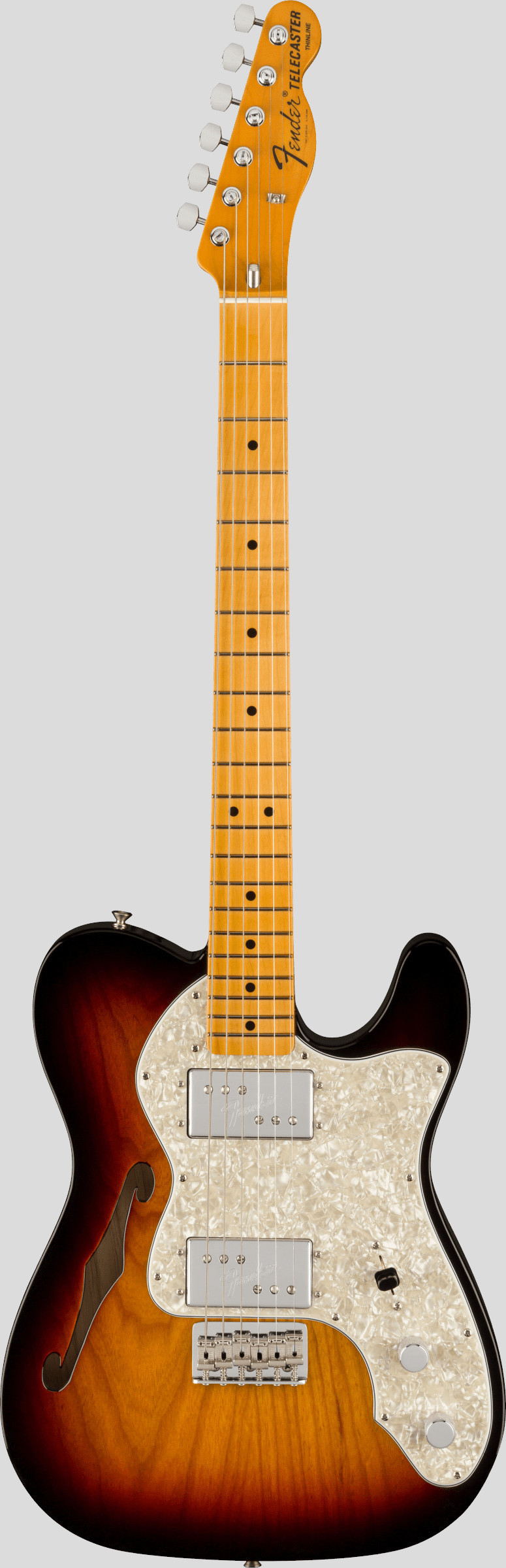 Fender American Vintage II 1972 Telecaster Thinline 3-Color Sunburst 1