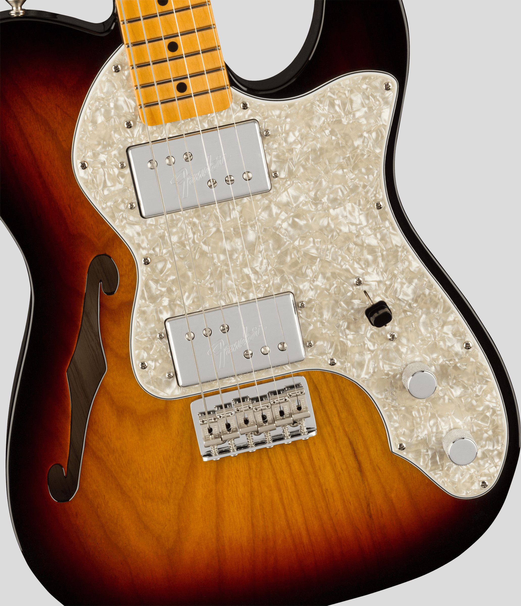 Fender American Vintage II 1972 Telecaster Thinline 3-Color Sunburst 4