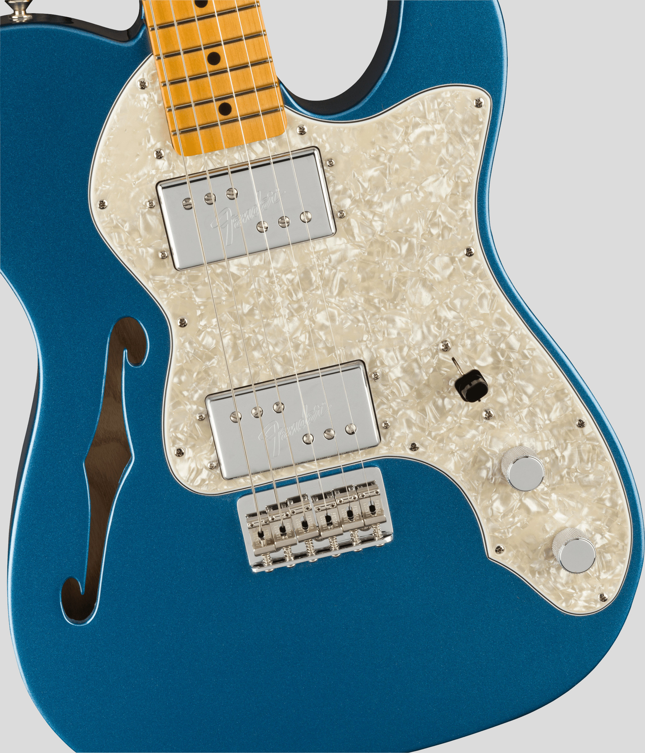 Fender American Vintage II 1972 Telecaster Thinline Lake Placid Blue 4