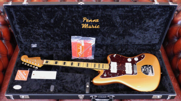 Fender Troy Van Leeuwen Jazzmaster Copper Age 0140072794 inclusa custodia rigida Fender G&G