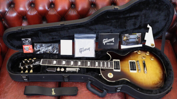 Gibson Slash Les Paul Standard 2022 November Burst + CD autografato LPSS00NVNH1 Made in Usa