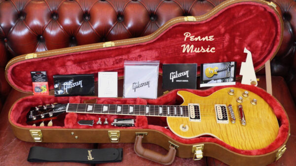 Gibson Slash Les Paul Standard 2022 Appetite Burst + CD autografato LPSS00APNH1 Made in Usa