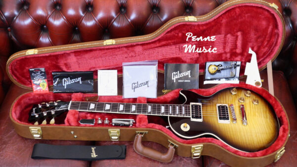 Gibson Slash Les Paul Standard November Burst + CD autografato LPSS00NVNH1 Made in Usa