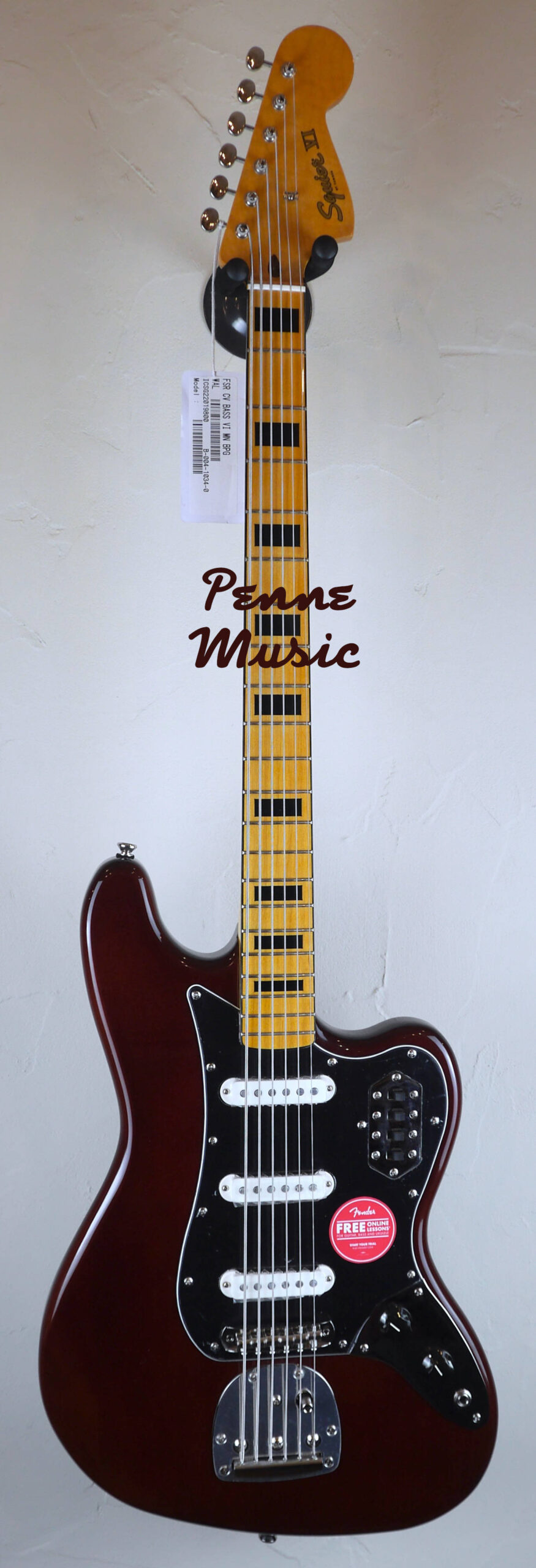 Squier by Fender Limited Edition Classic Vibe Bass VI Walnut 1