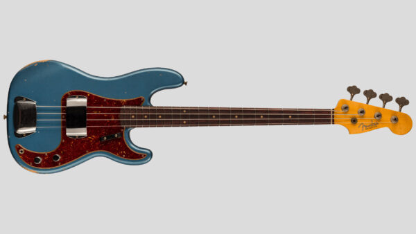 Fender Custom Shop Time Machine 1964 Precision Bass Aged Lake Placid Blue Relic 9236081239