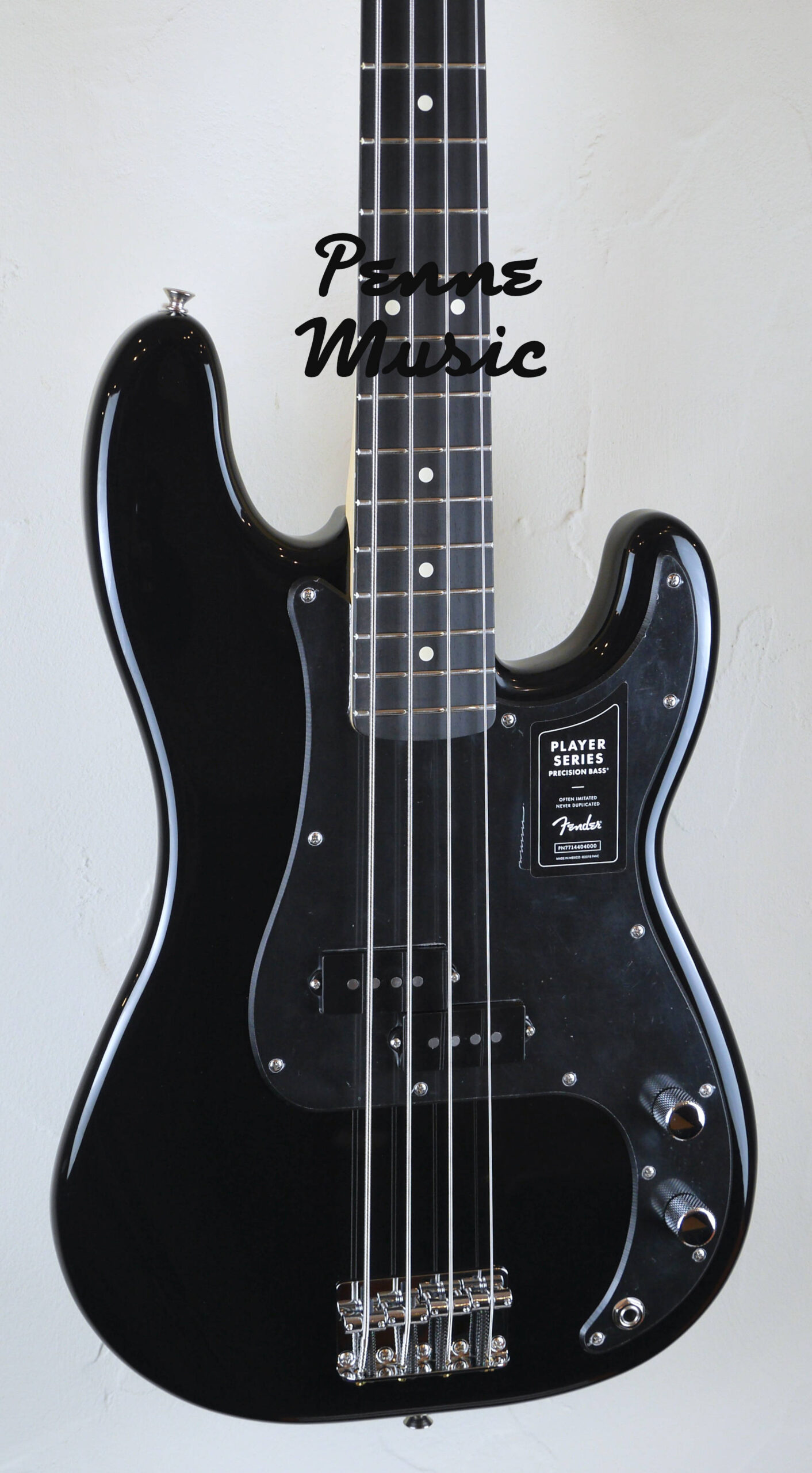 Fender Limited Edition Player Precision Bass Black with Ebony Fingerboard 3