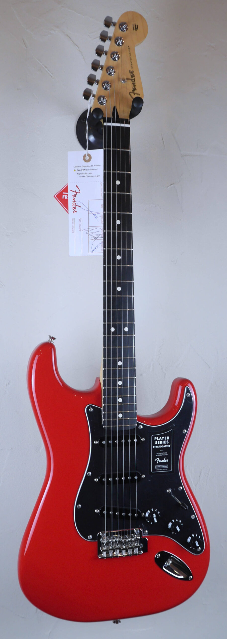 Fender Limited Edition Player Stratocaster 2021 Ferrari Red with Ebony Fingerboard 1