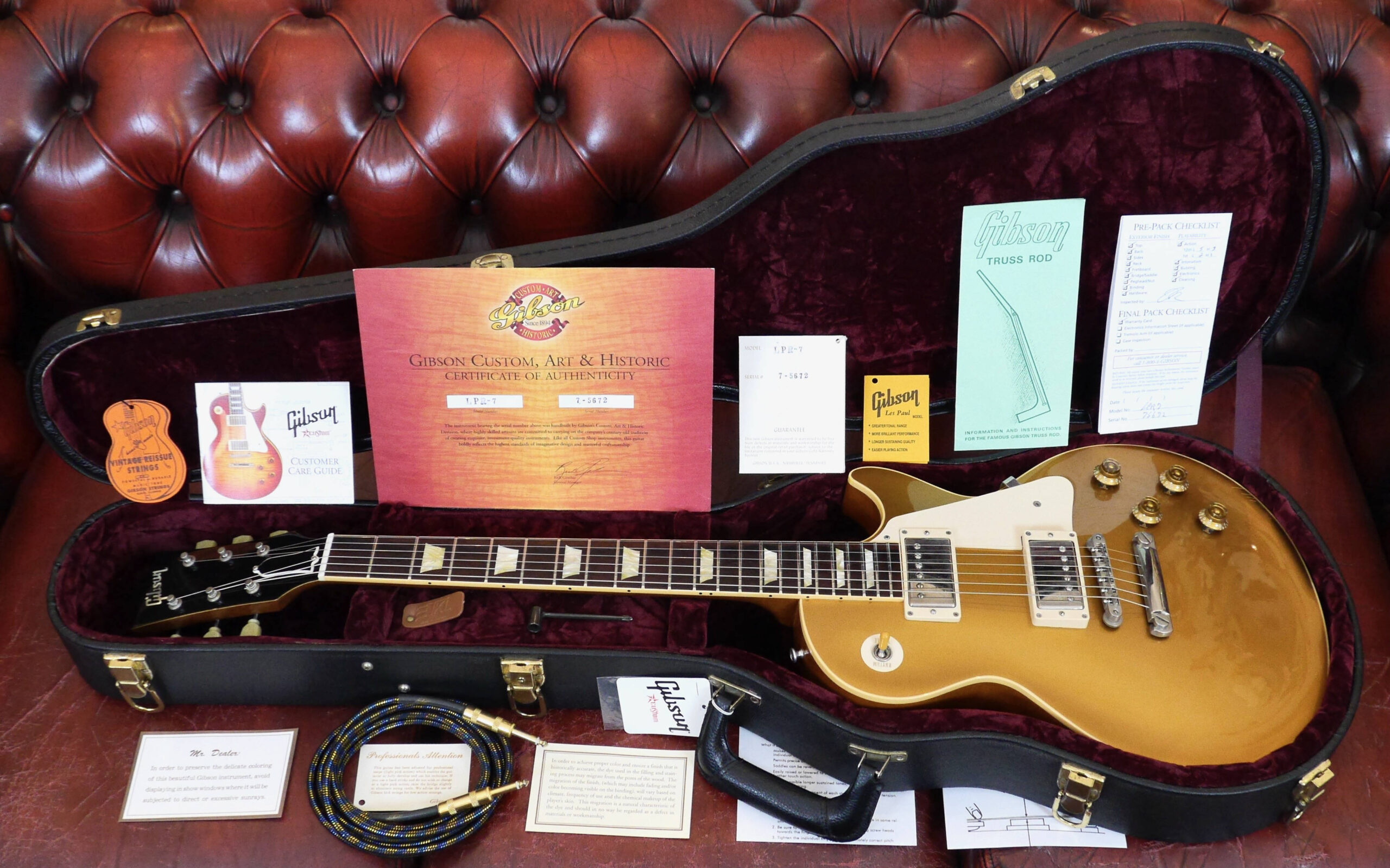 Gibson Custom Shop 1957 Les Paul Goldtop Reissue VOS 2005 Double Gold 1