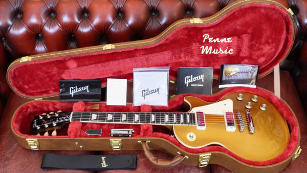 Gibson Les Paul 70 Deluxe Gold Top LPDX00GTCH1 Made in Usa inclusa custodia rigida