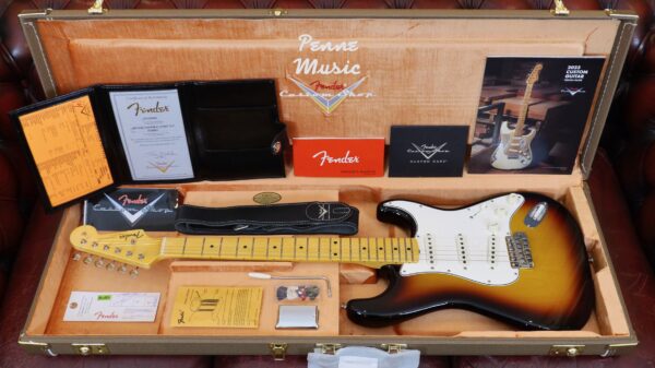 Fender Custom Shop Vintage Custom 1962 Stratocaster 3-Color Sunburst NOS TCP 9235000860