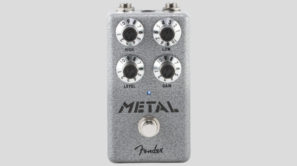 Fender Hammertone Metal Pedal True-Bypass 0234575000 Fender-Designed High Gain Distortion Effect