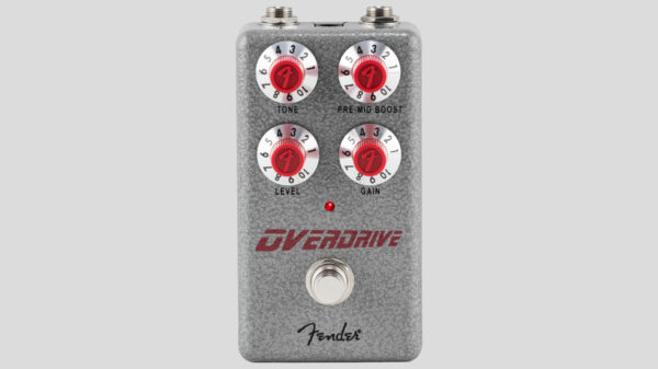 Fender Hammertone Overdrive Pedal True-Bypass 0234571000 Fender-Designed Overdrive Effect