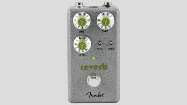 Fender Hammertone Reverb Pedal True-Bypass 0234573000 Fender-Designed Reverb Effect