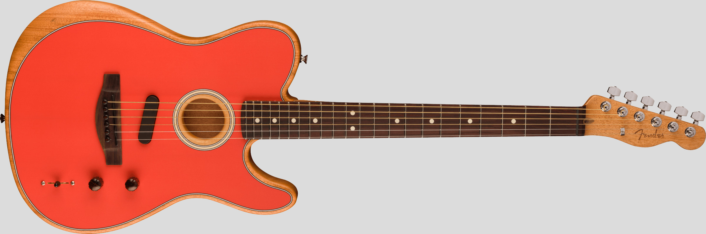 Fender Limited Edition Acoustasonic Player Telecaster Fiesta Red 4