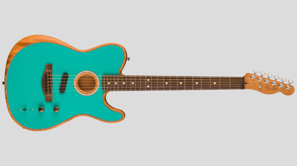 Fender Limited Edition Acoustasonic Player Tele Miami Blue 0972313119 inclusa custodia