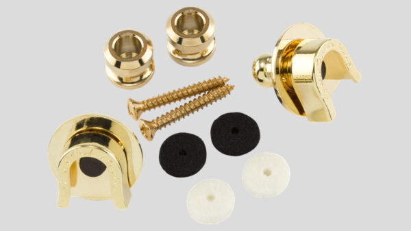 Fender Security Strap Locks Gold 0022043049 Fender Genuine Parts