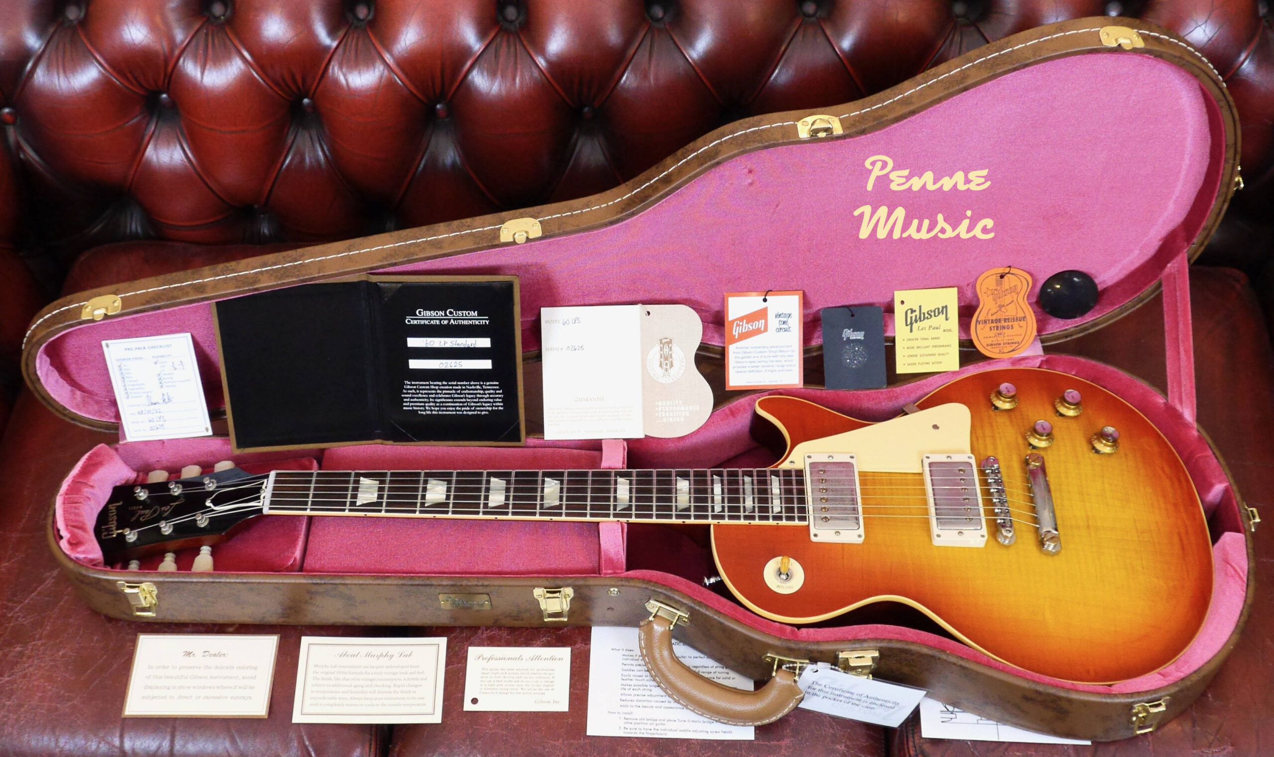 Gibson Custom Shop 1960 Les Paul Standard Reissue 01/08/2022 Tangerine Burst 1