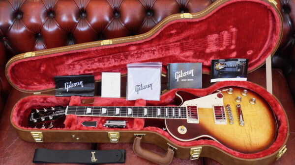 Gibson Les Paul Standard 60 Bourbon Burst LPS600B8NH1 Made in Usa inclusa custodia rigida