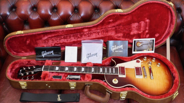 Gibson Les Paul Standard 60 Bourbon Burst LPS600B8NH1 Made in Usa inclusa custodia rigida