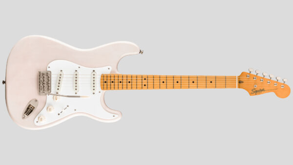 Squier by Fender Classic Vibe 50 Stratocaster White Blonde 0374005501 custodia Fender in omaggio