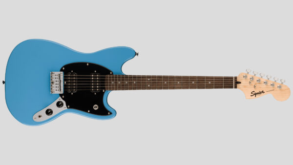 Squier by Fender Sonic Mustang HH California Blue 0373701526 con custodia Fender in omaggio