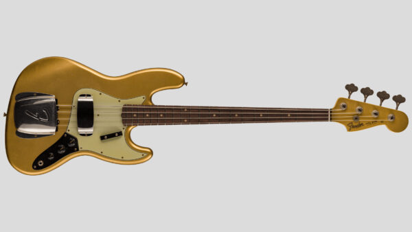 Fender Custom Shop Time Machine 1963 Jazz Bass Aged Aztec Gold Journeyman Relic 9236081242