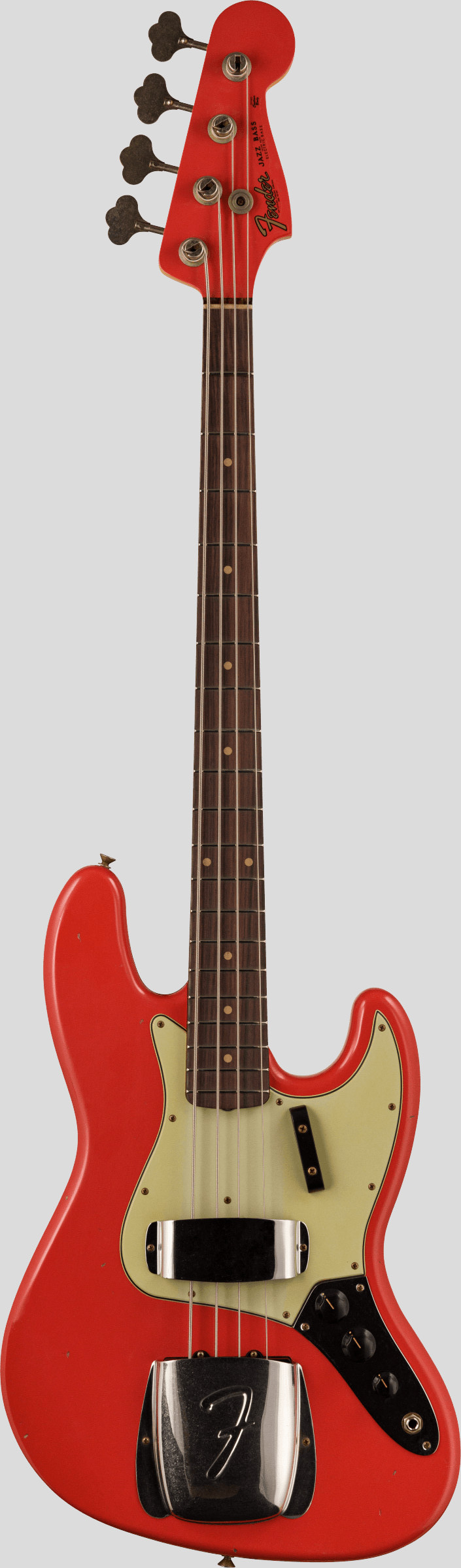 Fender Custom Shop Time Machine 1963 Jazz Bass Aged Fiesta Red J.Relic 1