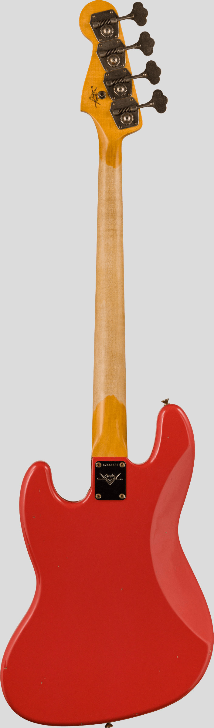 Fender Custom Shop Time Machine 1963 Jazz Bass Aged Fiesta Red J.Relic 2