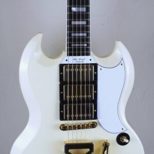 Gibson Custom Shop 60th Anniversary 1961 Les Paul SG Custom Sideways Vibrola 28/09/2021 Polaris White 4