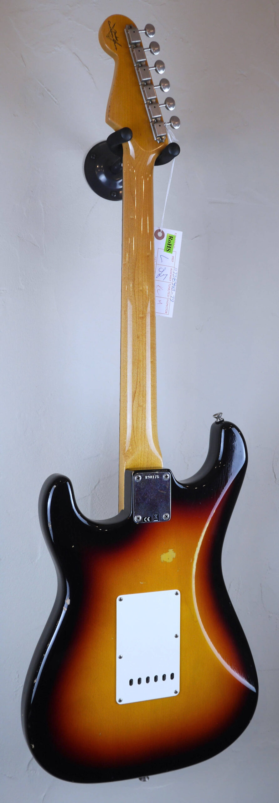 Fender Custom Shop Time Machine 1960 Stratocaster 2017 3-Color Sunburst Relic 3