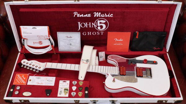 Fender Limited Edition John 5 Ghost Telecaster Arctic White #451 of 600 0111052880 Made in Usa